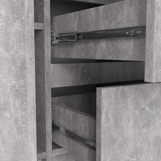 CREDENZA K100 2D 3SZ PK CEMENTO