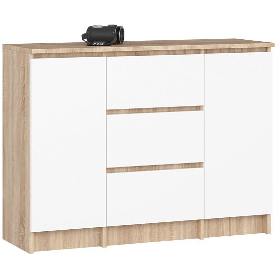 CREDENZA K100 2D 3SZ PK ROVERE SONOMA / BIANCO