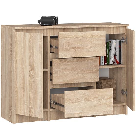 CREDENZA K100 2D 3SZ PK ROVERE SONOMA