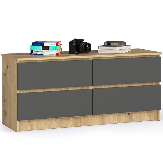 CREDENZA K120 4SZ CLP ROVERE ARTISAN / GRIGIO