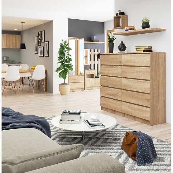 CREDENZA K140 10SZ CLP PK ROVERE SONOMA