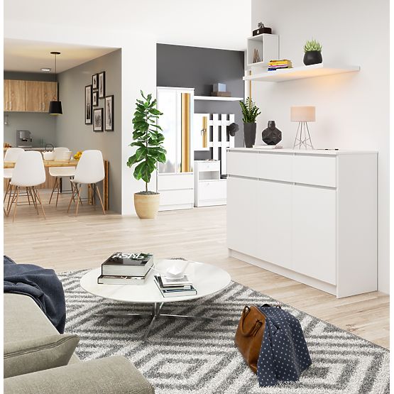 CREDENZA K140 3D 3SZ CLP PK BIANCA