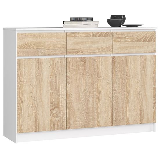 CREDENZA K140 3D 3SZ CLP PK BIANCO / SONOMA