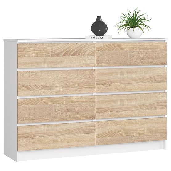 CREDENZA K140 8SZ CLP PK BIANCO / SONOMA