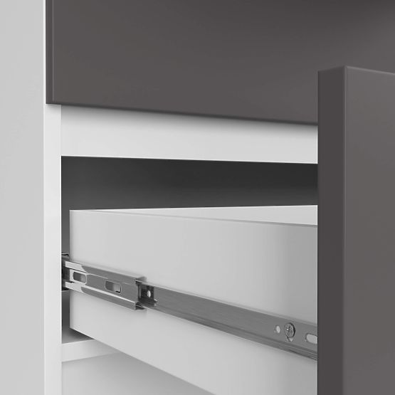 CREDENZA K160 10CAS CLP PK BIANCA / GRIGIA