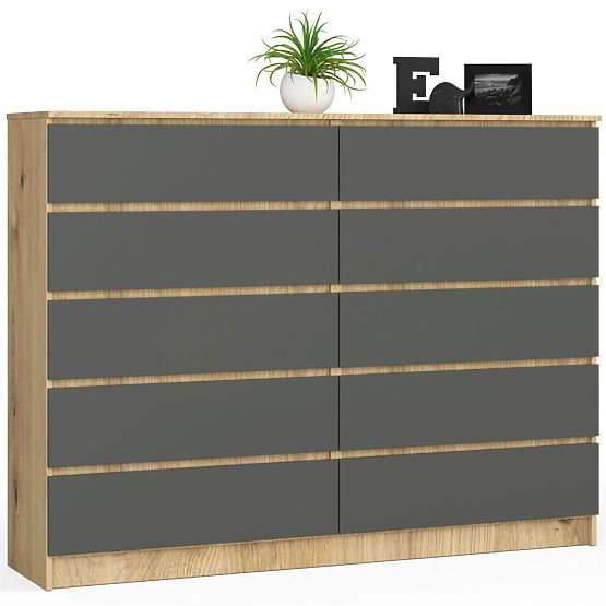 CREDENZA K160 10SZ CLP PK ROVERE ARTISAN / GRIGIO