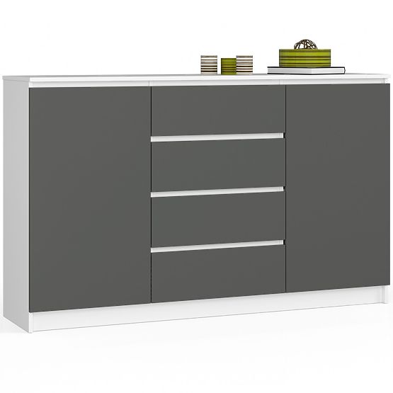 CREDENZA K160 2D 4SZ CLP PK BIANCO / GRIGIO