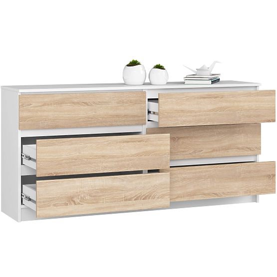CREDENZA K160 6SZ CLP PK BIANCA / SONOMA