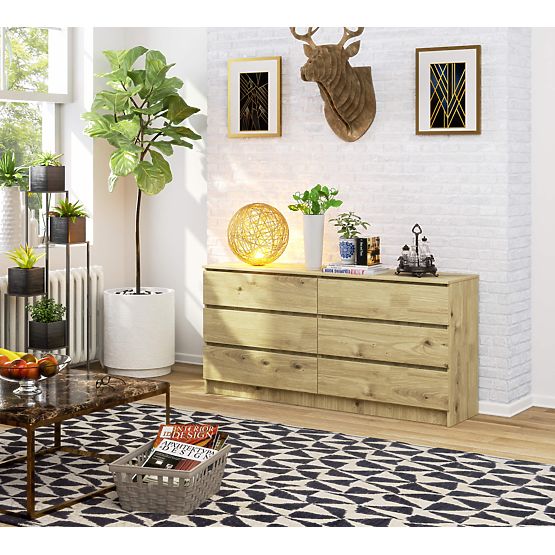 CREDENZA K160 6SZ CLP ROVERE ARTISAN