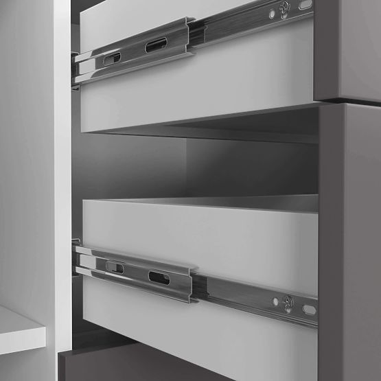 CREDENZA K45 PK BIANCA / GRIGIO GRAFITE