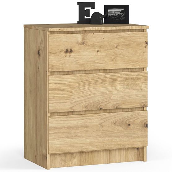CREDENZA K60 3 CASSETTI CLP PK ROVERE ARTISAN