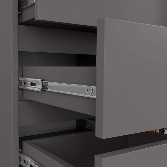 CREDENZA K80 1D 5SZ PK GRIGIO GRAFITE