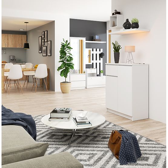 CREDENZA K80 2D 1SZ CLP PK BIANCA