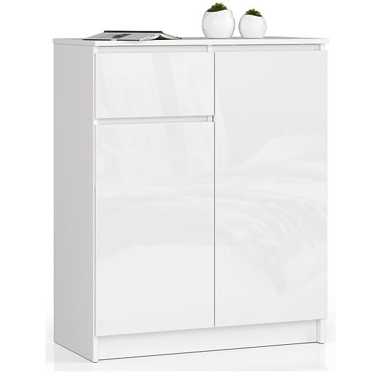 CREDENZA K80 2D 1SZ CLP PK BIANCO LUCIDO