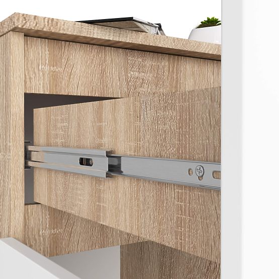 CREDENZA K80 2D 1SZ CLP PK ROVERE SONOMA / BIANCO