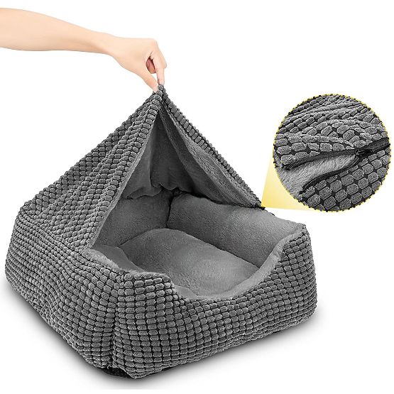 Cuccia con coperta M - grigio