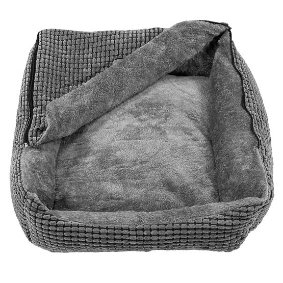 Cuccia con coperta M - grigio