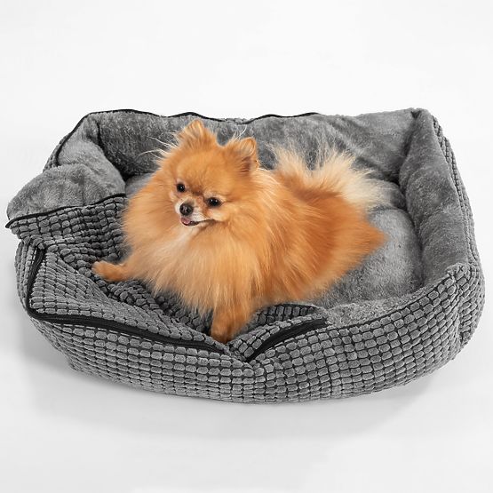 Cuccia con coperta S - grigio