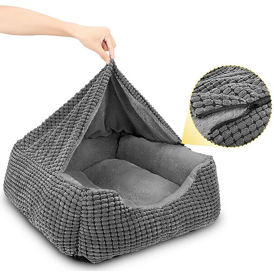 Cuccia con coperta S - grigio