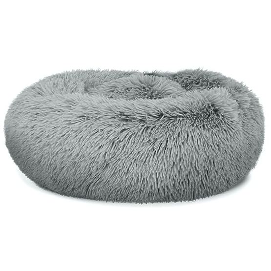 Cuccia universale in peluche per cani e gatti 40 cm - grigio chiaro