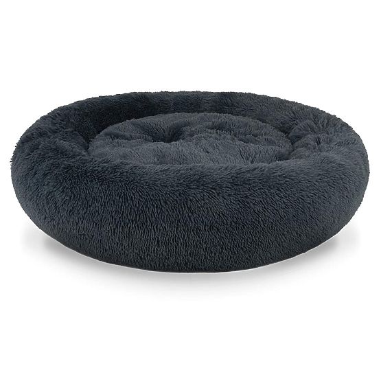 Cuccia universale in peluche per cani e gatti 60 cm - grigio scuro