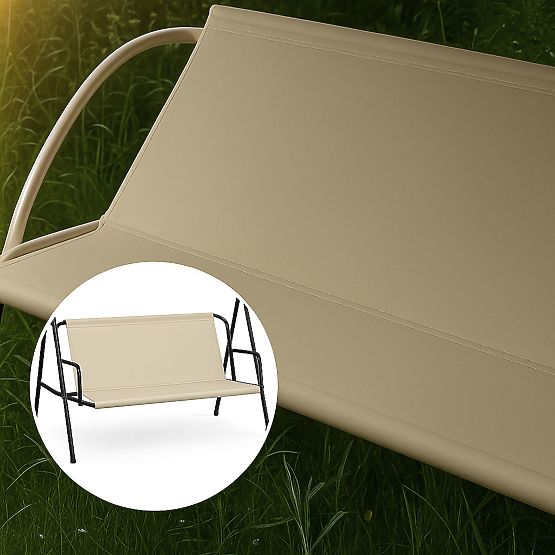 Cuscino per altalena da giardino 127x100 cm beige MultiGarden