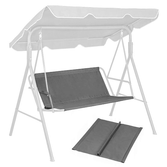 Cuscino per altalena da giardino 127x100 cm grigio MultiGarden
