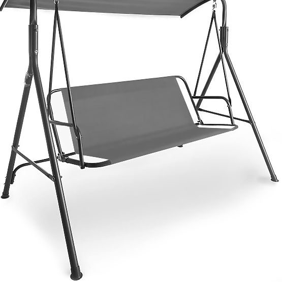 Cuscino per altalena da giardino 127x100 cm grigio MultiGarden