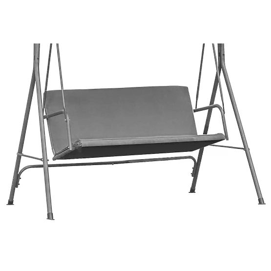 Cuscino per altalena da giardino 127x100 cm grigio MultiGarden