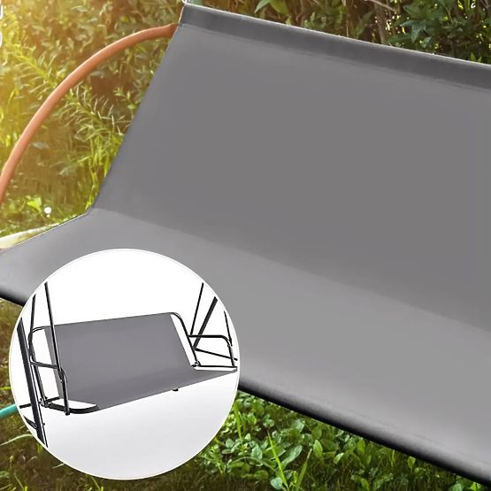 Cuscino per altalena da giardino 127x100 cm grigio MultiGarden