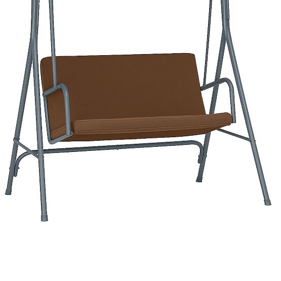 Cuscino per altalena da giardino 127x100 cm marrone MultiGarden