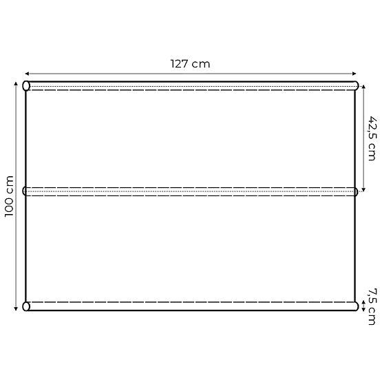 Cuscino per altalena da giardino 127x100 cm marrone MultiGarden