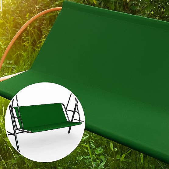 Cuscino per altalena da giardino 127x100 cm verde MultiGarden