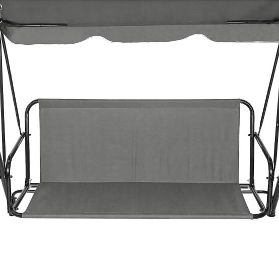 Cuscino per altalena da giardino 140 x 100 cm grigio ModernHome