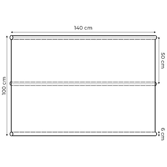 Cuscino per altalena da giardino 140 x 100 cm grigio ModernHome