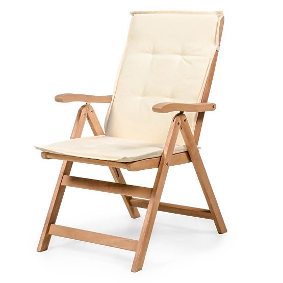 Cuscino per sedia da giardino Familis crema