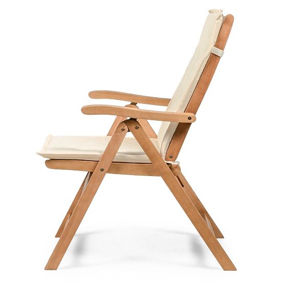 Cuscino per sedia da giardino Familis crema