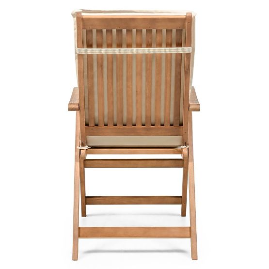 Cuscino per sedia da giardino Familis crema