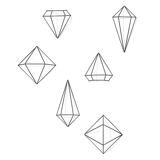 Decorazione da parete PRISMA umbra