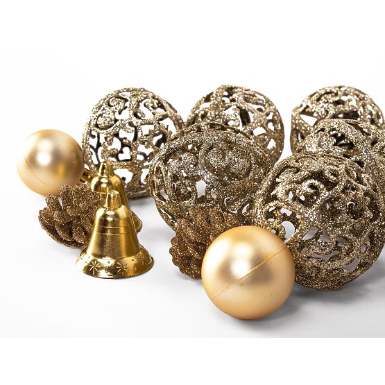 DECORAZIONI NATALIZIE MIX 101 PEZZI 311437