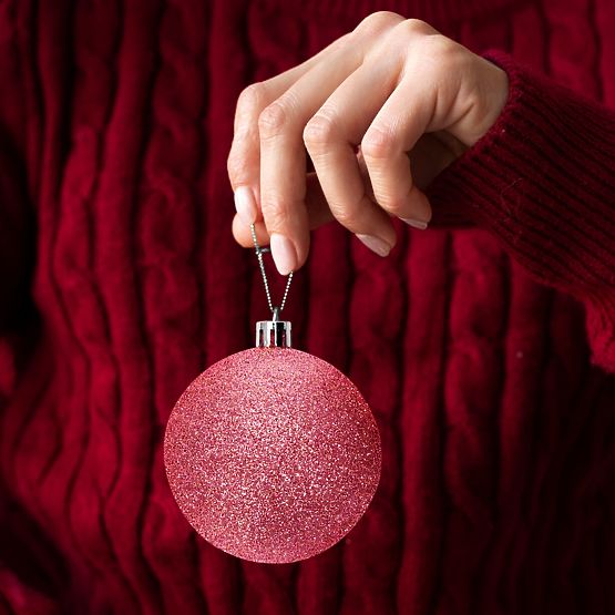 DECORAZIONI NATALIZIE ROSE RED 36 PEZZI 311433