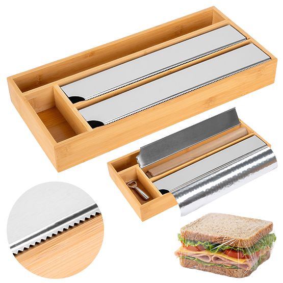 Dispenser di pellicola in bambù BORDE