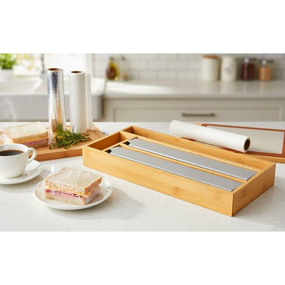 Dispenser di pellicola in bambù BORDE