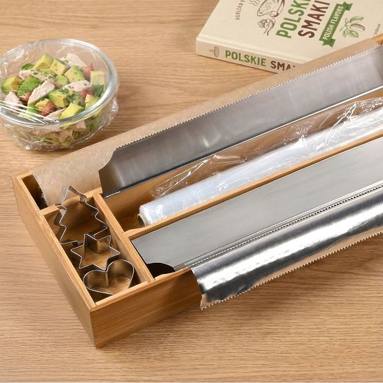 Dispenser di pellicola in bambù BORDE