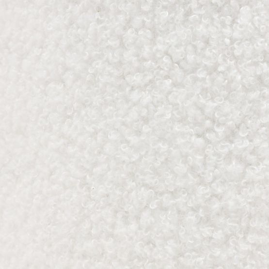 Divano a due posti Firenze bianco, boucle, forme arrotondate