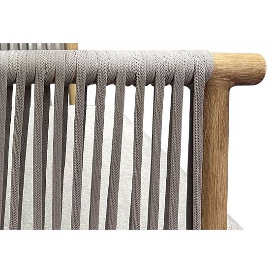 Divano da giardino in alluminio BLANDO - grande 3 posti, 186 cm