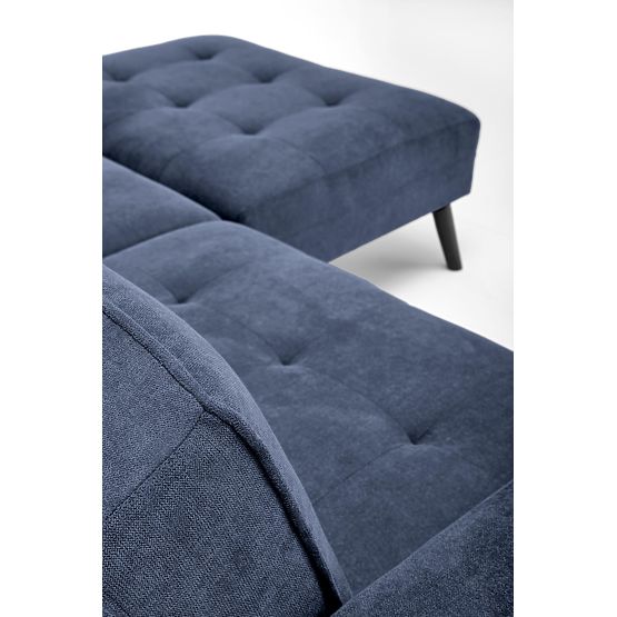 Divano letto CORNELIUS con funzione angolare blu (1p=1ks)