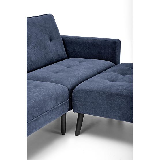 Divano letto CORNELIUS con funzione angolare blu (1p=1ks)