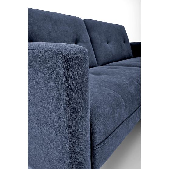 Divano letto CORNELIUS con funzione angolare blu (1p=1ks)