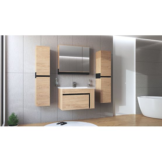 DUESA Mobiletto per lavabo 80/1S rovere dorato (1p=1ks)
